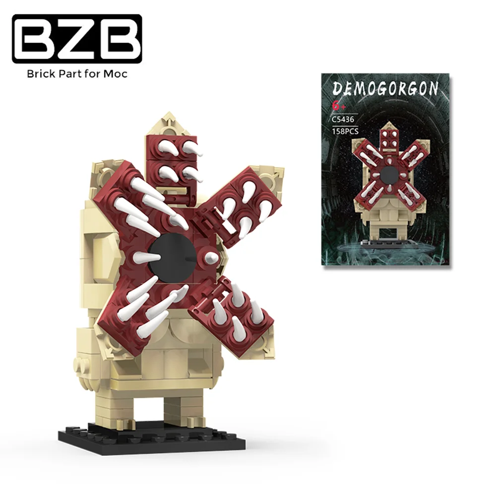 

BZB MOC серия монстр сюрприз история демогенгон Brickheadz мини мультяшный персонаж Модель Детские подарки на день рождения игрушки
