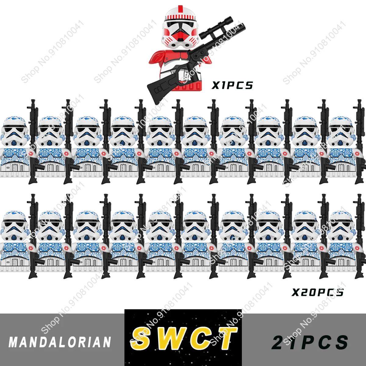 Экшн-фигурка из м/ф Звездные войны 21 шт./компл. |