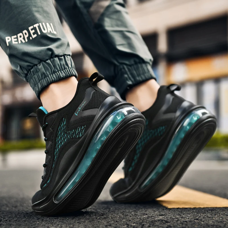 Men Casual Air Cushion Shoes Men Sneakers Comfortable Tenis Luxury Shoes Trainer Race Breathable Shoes Fashion Men Running Shoes