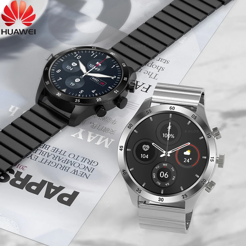 

Смарт-часы Huawei водонепроницаемые с сенсорным экраном и Bluetooth-вызовом