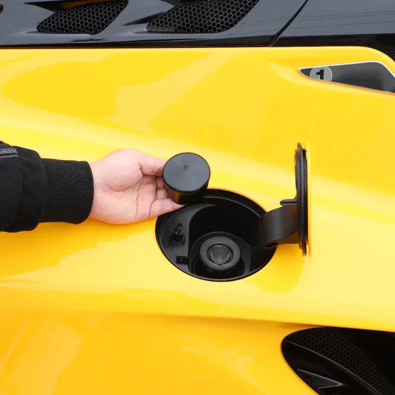Для Lotus EMIRA 2021-2023 виниловая черная автомобильная крышка топливного бака топливный