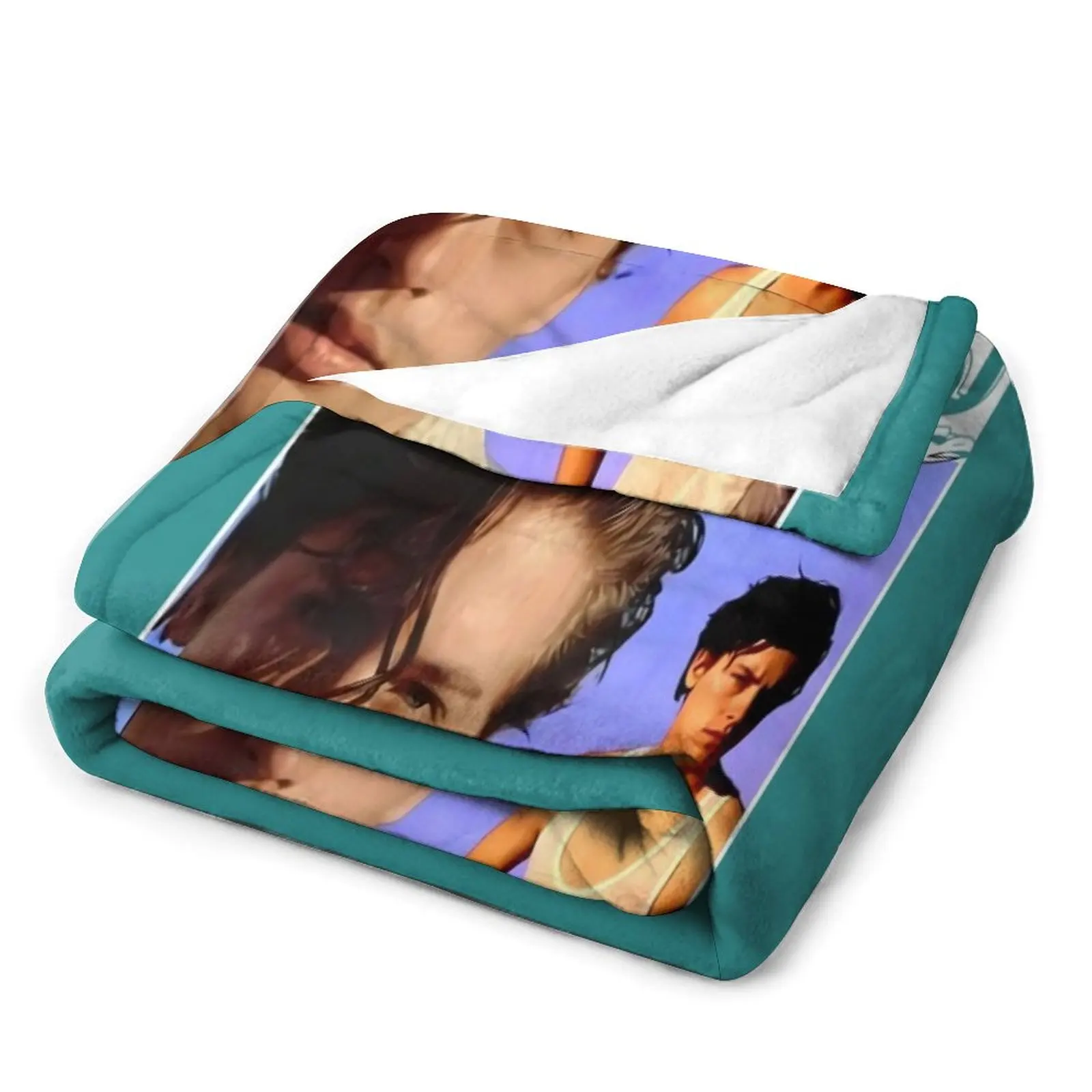 Винтажный плед Cole Sprouse 90_s теплое покрывало для кровати забавный подарок манга