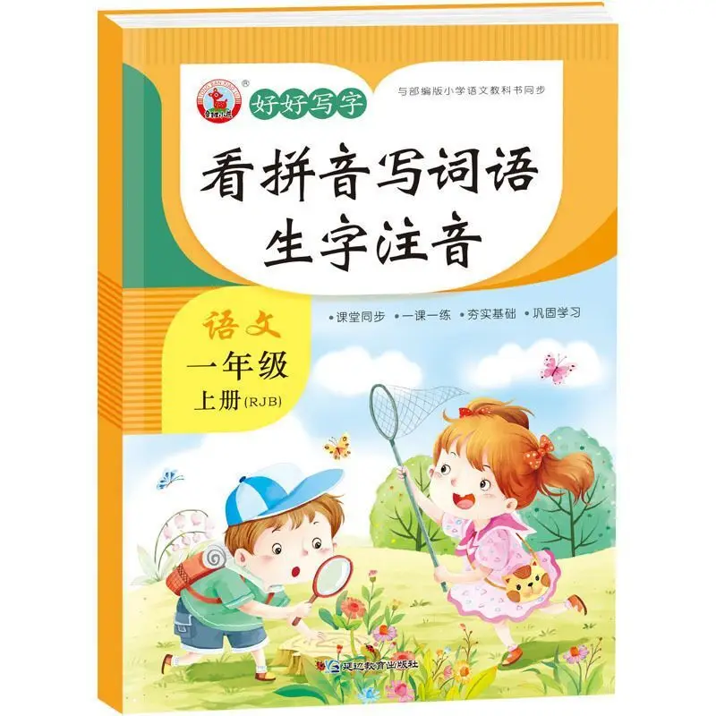 

Look at Pinyin, write words, Chinese special training, primary school exercises, new words phonetic exercise book