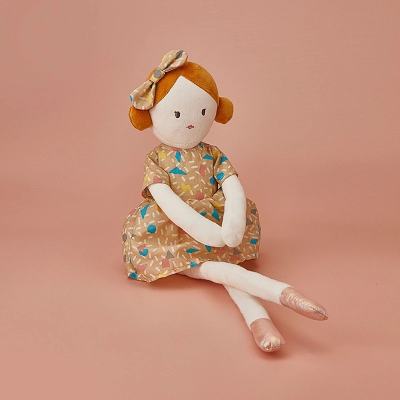 

Plush Stuffed Baby Girl Toy Soft Cute Girl Birthday Baby Shower Party Favor