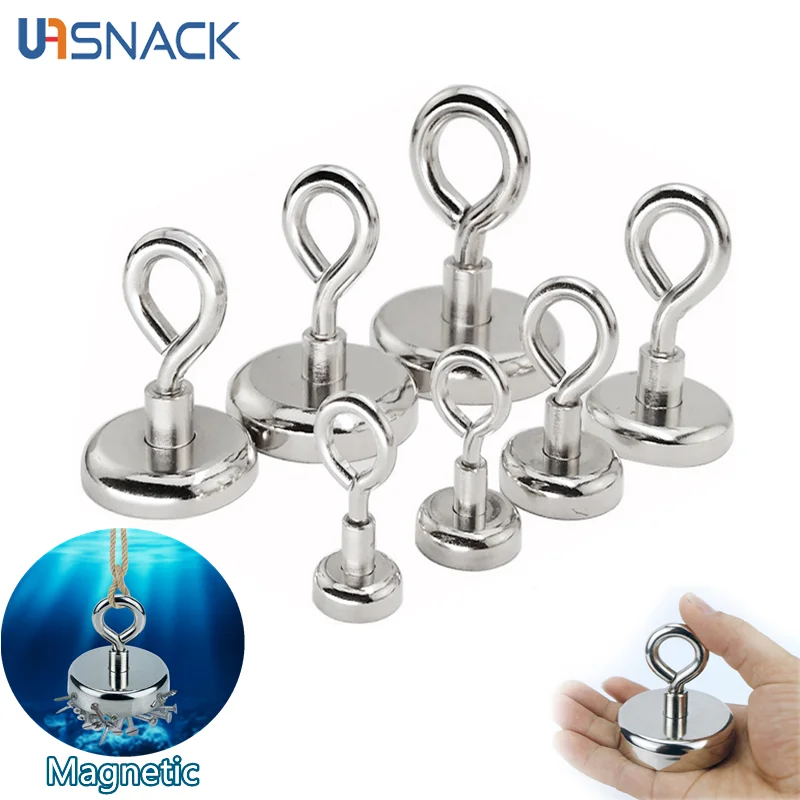 

Strong Magnet Hook Sheep Eye Magnet Hook Closed Magnet Hook Neodymium Magnet Hook Salvage Searcher Magnet Rotatable Sucker Hook