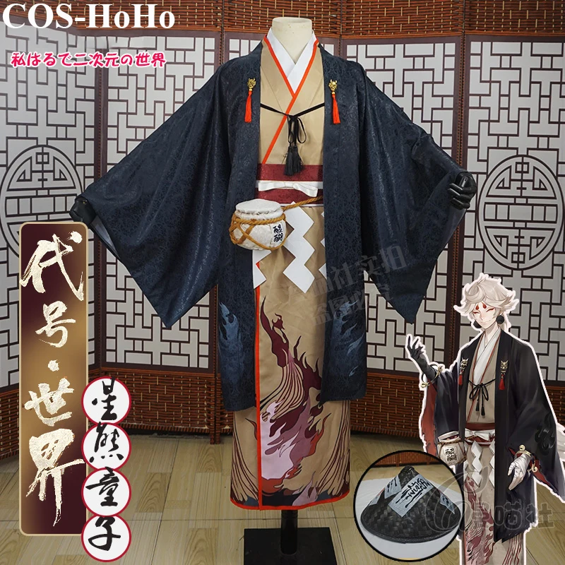 COS-HoHo Аниме игра Onmyoji SSR LingYanJi до пробуждения кимоно униформа Косплей Костюм