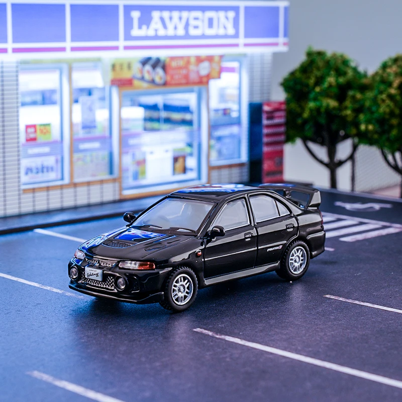 JKM 1/64 Игрушечная модель EVO IV Evolution 4 винтажная WRC ралли соревнование литые