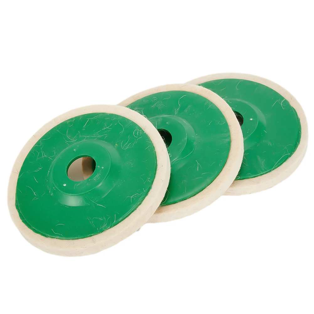 

3pcs 5inch Wool Felt Polishing Pad Angle Grinder Wheel Felt Polishing Pad Disc For Metal Marble Glass Ceramics