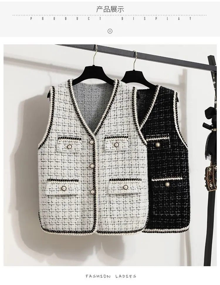 Женская одежда большого размера 2024 Модный женский осенний Новый контрастный