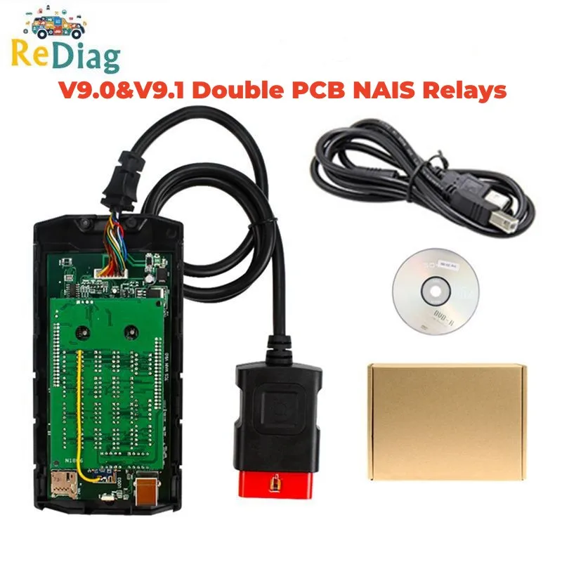 Считыватель кодов VD150 V9.1 Pro 2021.11 Φ 2020,23 с keygen OBDII для автомобиля/грузовика, сканер OBD2 с Bluetooth V9.0