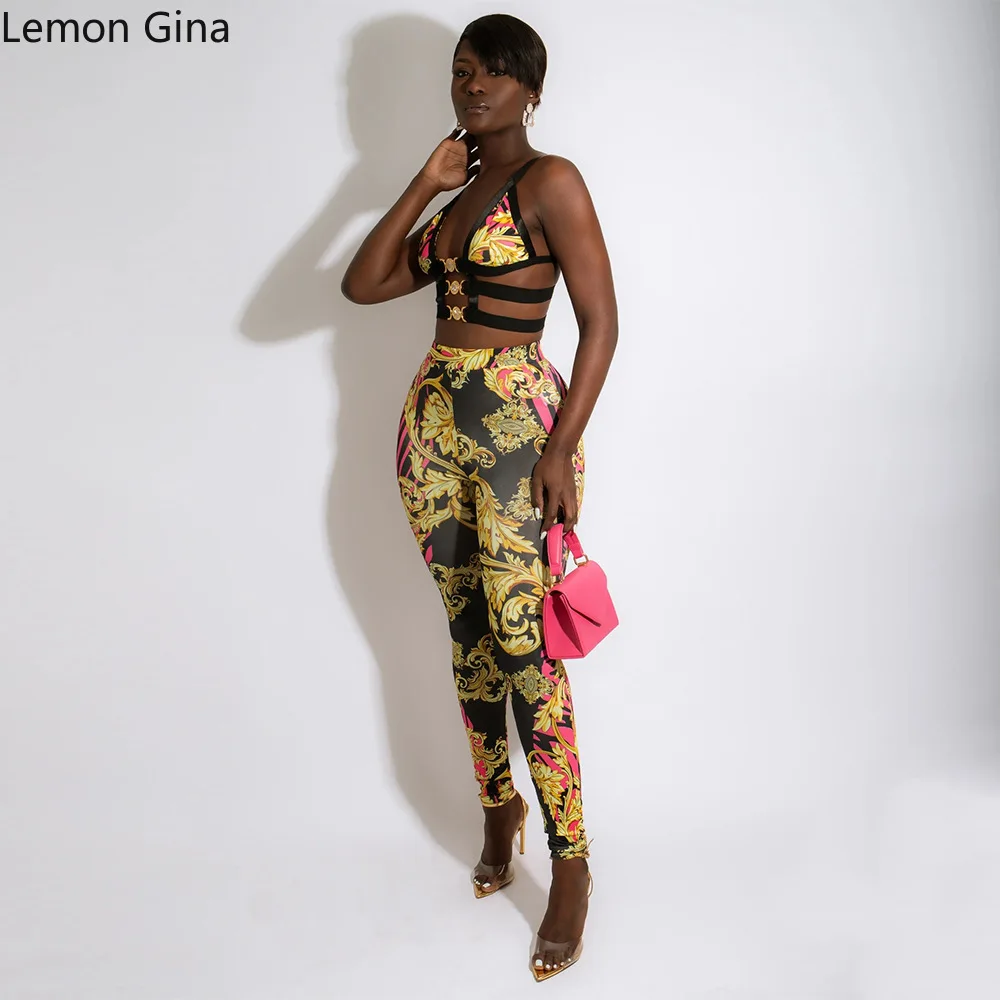 Женский пляжный костюм с пейсли принтом Lemon Gina укороченный топ бюстгальтером и
