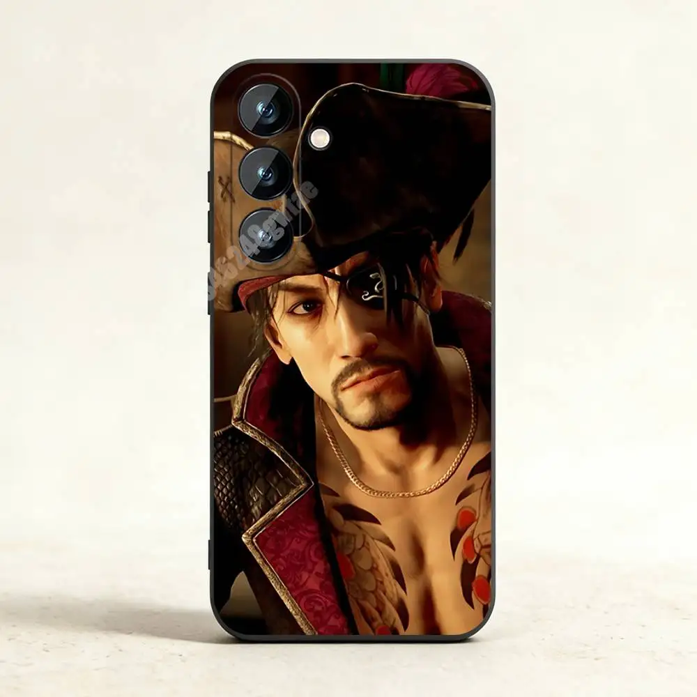Фото Чехол для телефона Goro Majima Like A Dragon для Samsung Galaxy A12 13 Note 10Pro 20Ultra A20 21 30 31 40 41 A71 72, силиконовый протектор. №5