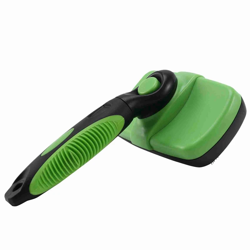 

2X Pet Grooming Brush Comb Dog Self Cleaning Brush For Small Large Dog Cat Short Long Hair Shedding