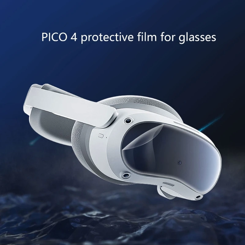 Защитная пленка для экрана очков гарнитуры Pico 4 VR пленки линз Прозрачная мягкая