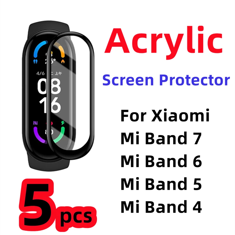 

5 шт., защитная пленка для Xiaomi Mi Band 7 Pro Mi Band 7 6 5 4