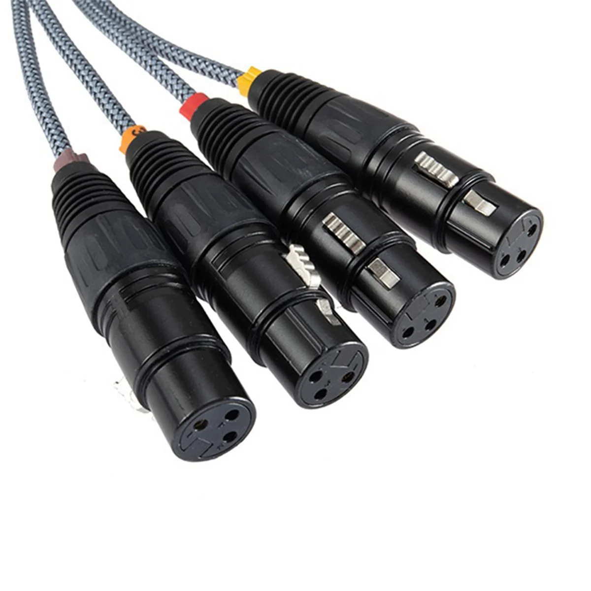 1 пара XLR папа/гнездо 4-канальный змеиный 3-контактный XLR/для Ethercon RJ45 Cat5/Cat6