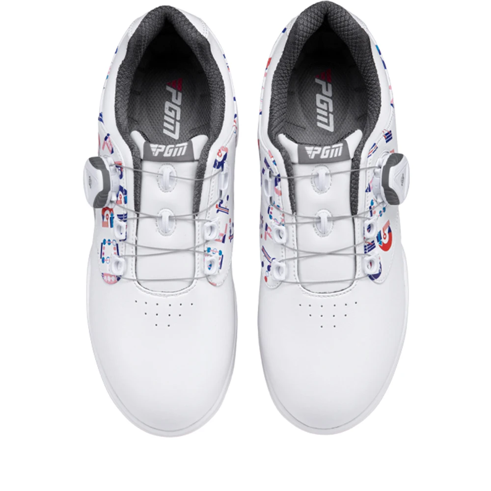Women's Golf Wear Sports Shoes Athletic Shoe Female Xz242 PGM Microfiber Leather G4 Anti Side Sneakers Sport Sneaker Woman Spike