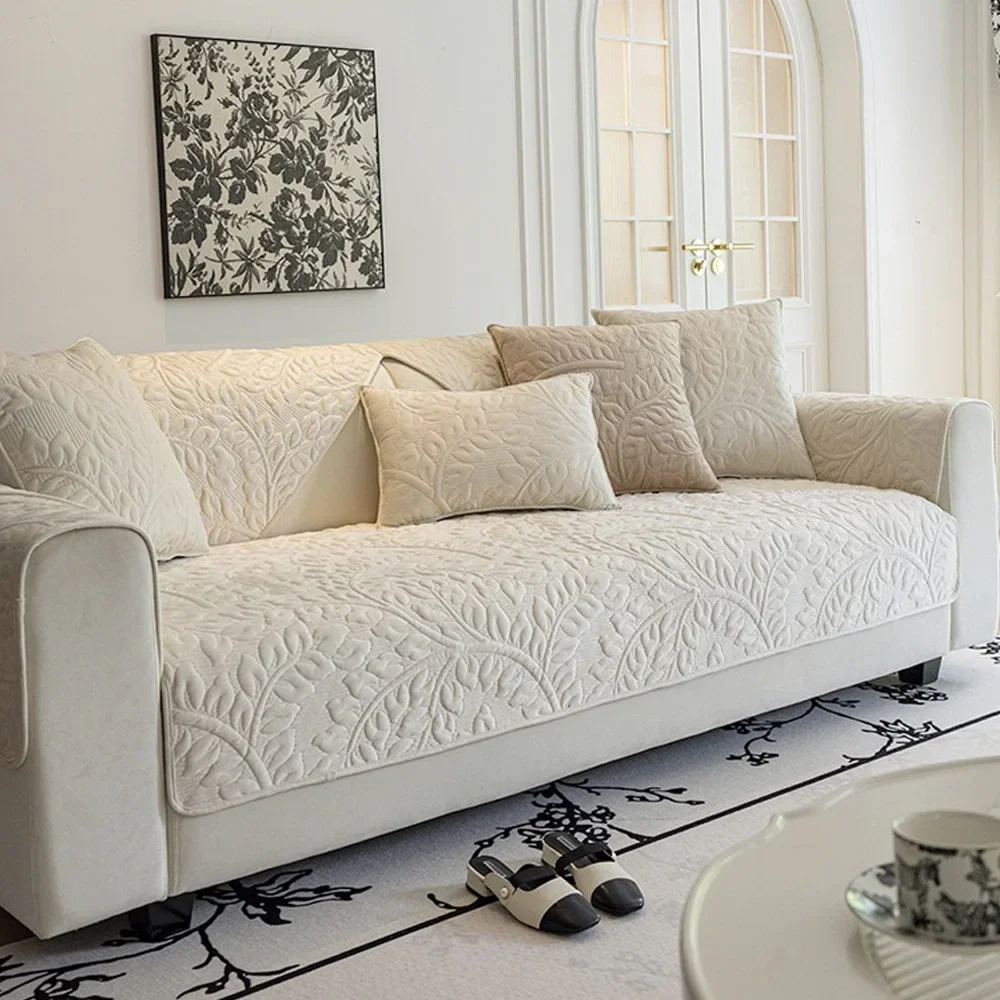 Oksamitny pokrowiec na sofę do domu Regulowane pokrowce wystroju salonu Zwierzęta dla dzieci Podkładka Antypoślizgowe kanapę