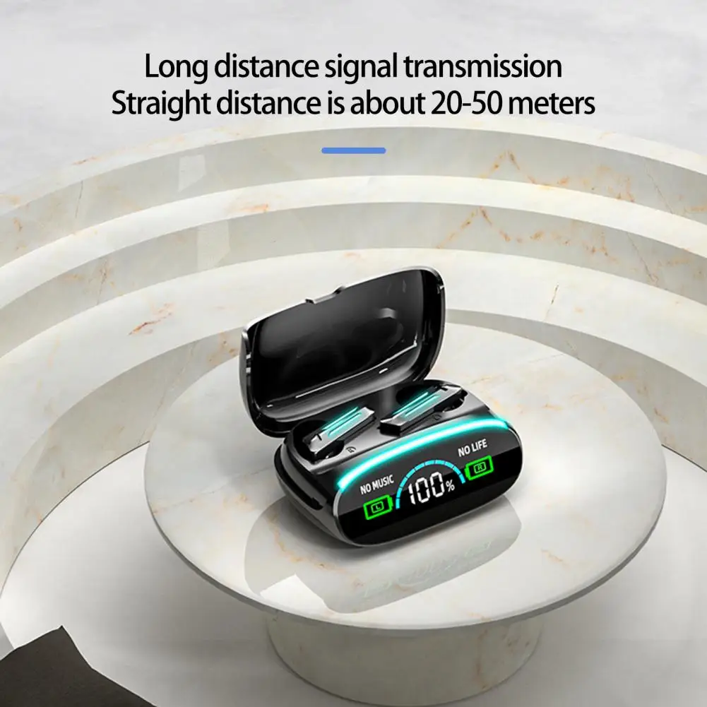 

1 компл. Стильные наушники-вкладыши с шумоподавлением и микрофоном с низкой задержкой Bluetooth-совместимые с 5,2 наушники для улицы