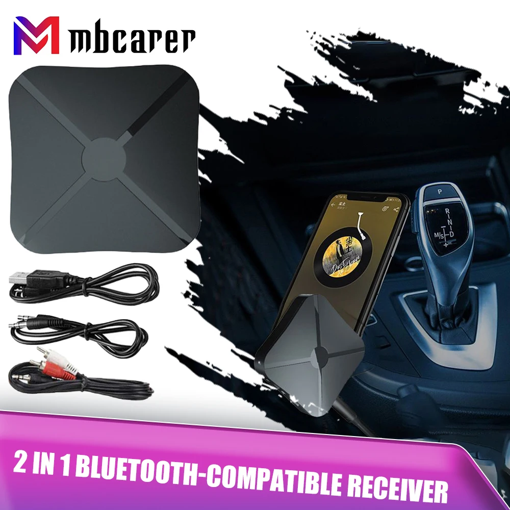 

2 в 1 Bluetooth-совместимый приемник передатчик стерео музыка беспроводной аудио адаптер 3,5 мм AUX аудио для компьютера ТВ ПК MP3 Z2