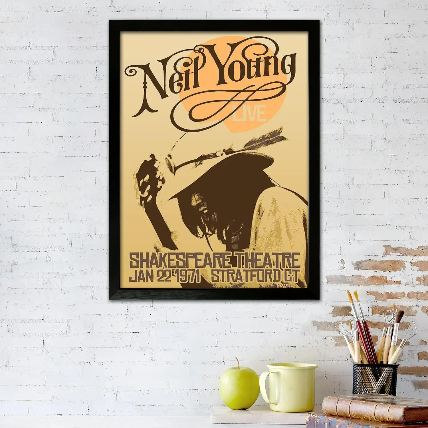 Плакат на холсте Neil Young настенное искусство печать с изображением современная