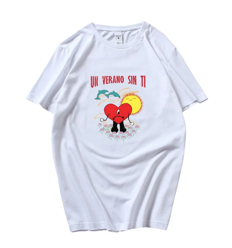 

Bad Bunny UN VERANO SIN TI Graphics T Shirt 2022 Summer Aesthetic Camiseta 100% Cotton Untamed Tees Casual Printing Oversized
