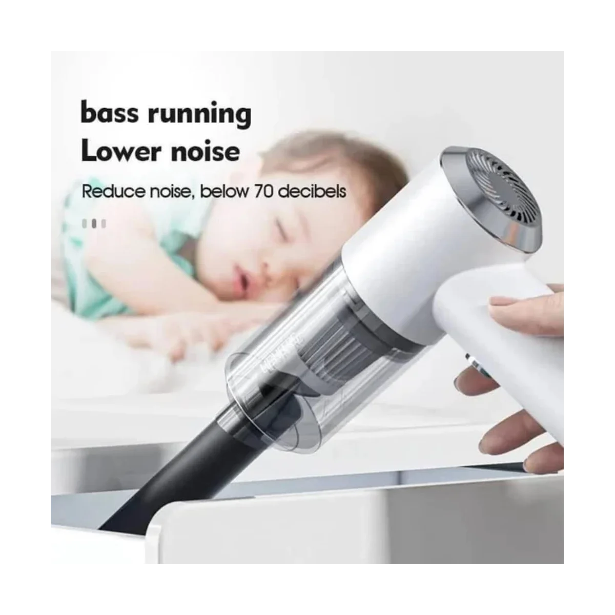 

Wireless Handheld Car Vacuum Cleaner Strong Suction, Car Vacuum Cordless Rechargeable, Portable Vacuum Cleaner Black