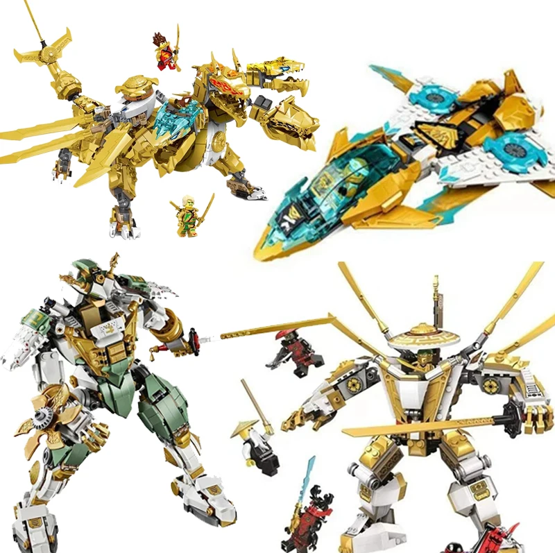 Фото Конструктор Element Super Dragon Mechatrone Ninjaos - Зал обучения в монастыре из фильма, подарок на день рождения для детей №2