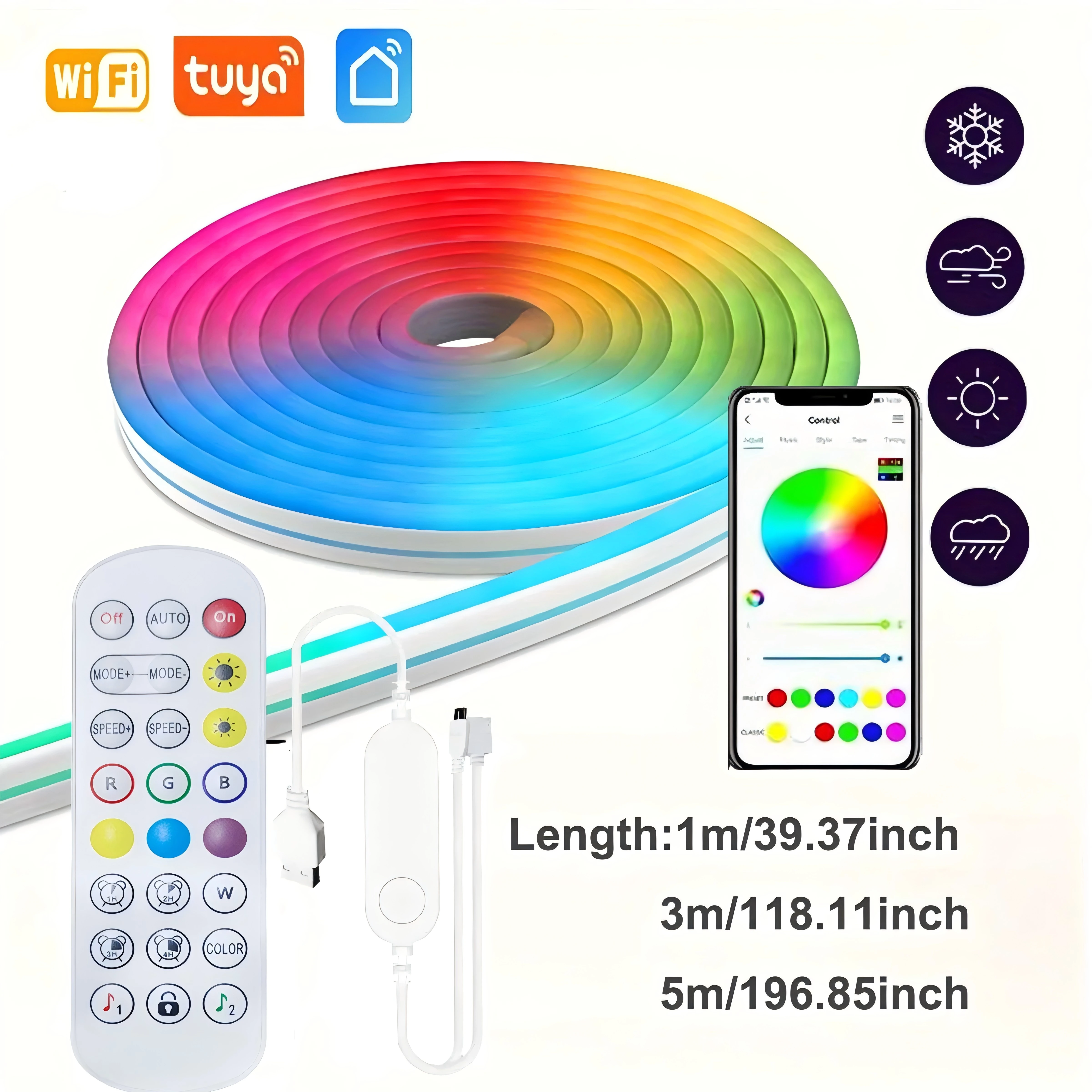 

NIMIMOON RGB светодиодная лента USB 5В IP65