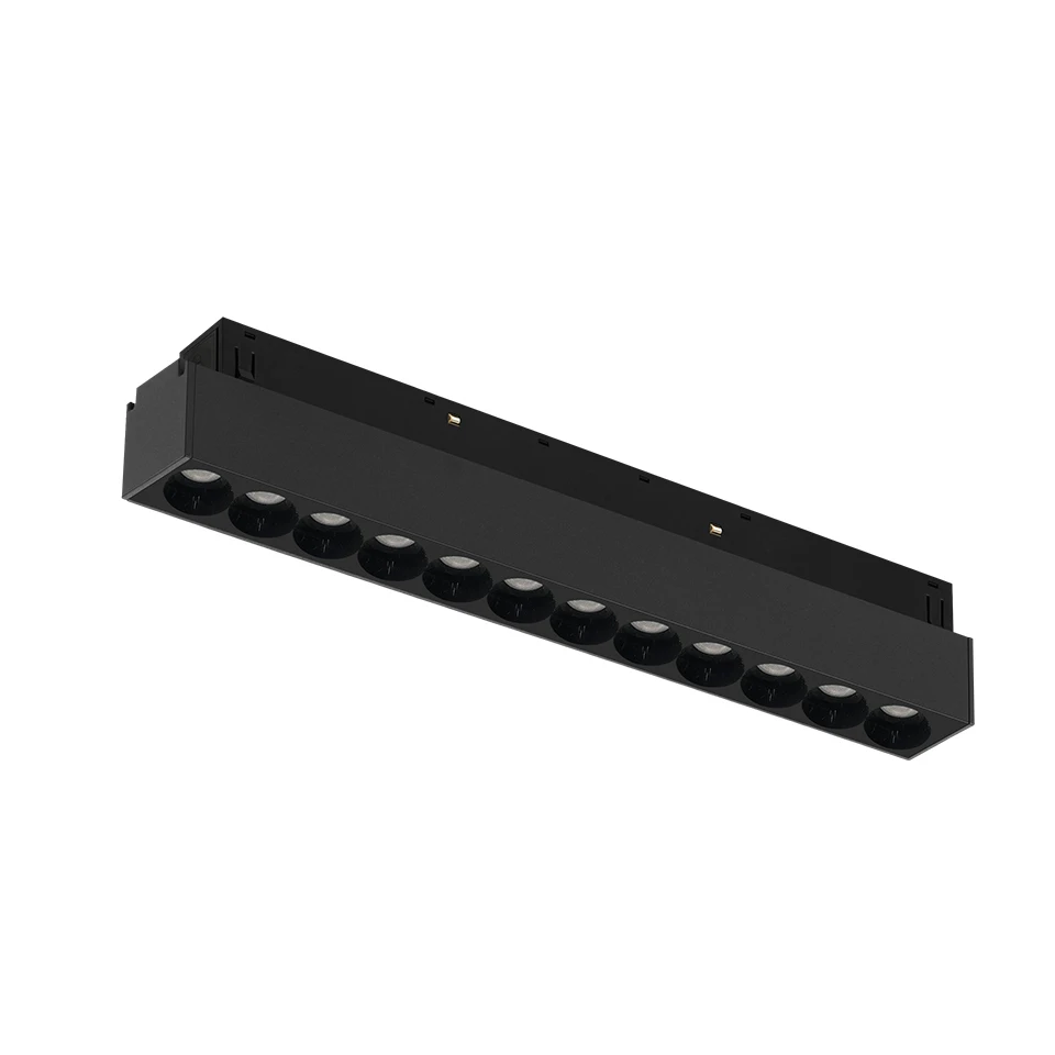 Светодиодный магнитный Трековый светильник Zigbee Tuya линейный фонарь Dali 48 В умный