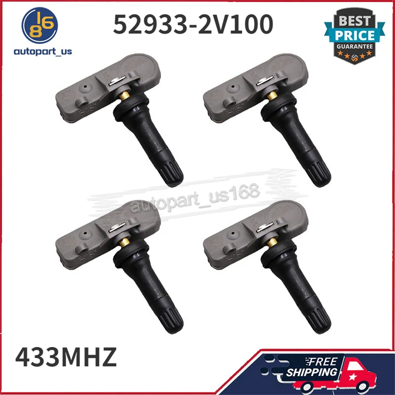 Датчик контроля давления в шинах TPMS 433 МГц 52933-2V100 529332V100 52933 2V100 для Hyundai Veloster 2011-2018 [FS]