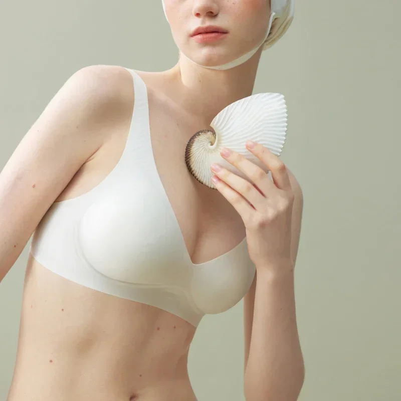 SUJIIN женский бюстгальтер пуш-ап с глубоким V-образным вырезом без косточек тонкие