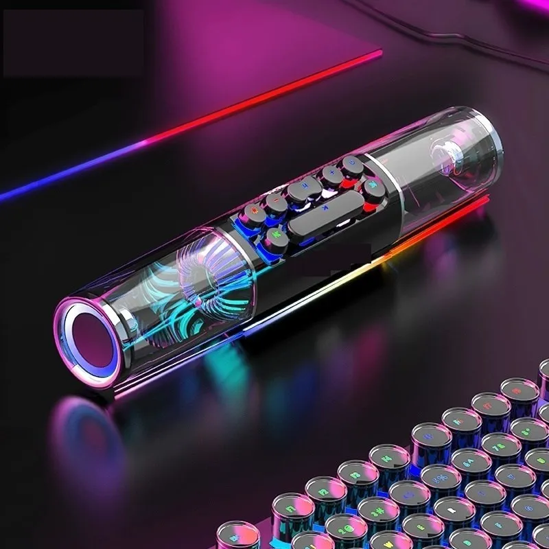 

2023 Computer Speaker Bar Stereo Sound Subwoofer Bluetooth Speaker For Macbook Laptop Notebook PC Music Player Wireless Hot Sale