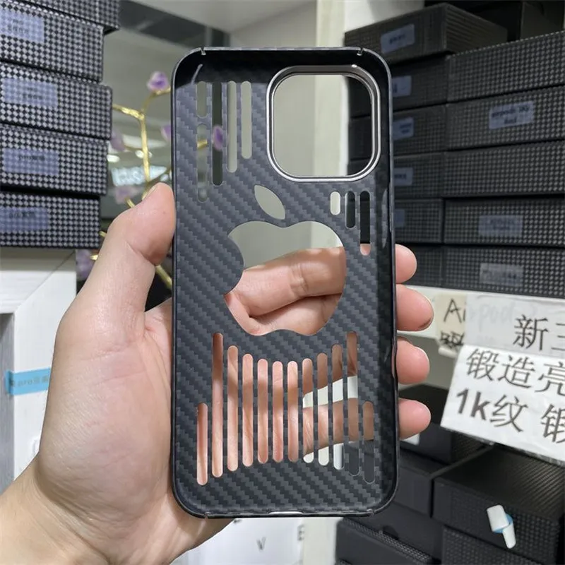 Оригинальный арамидный чехол Asdipsa из углеродного волокна для Apple iPhone 16 Pro Max 15Pro