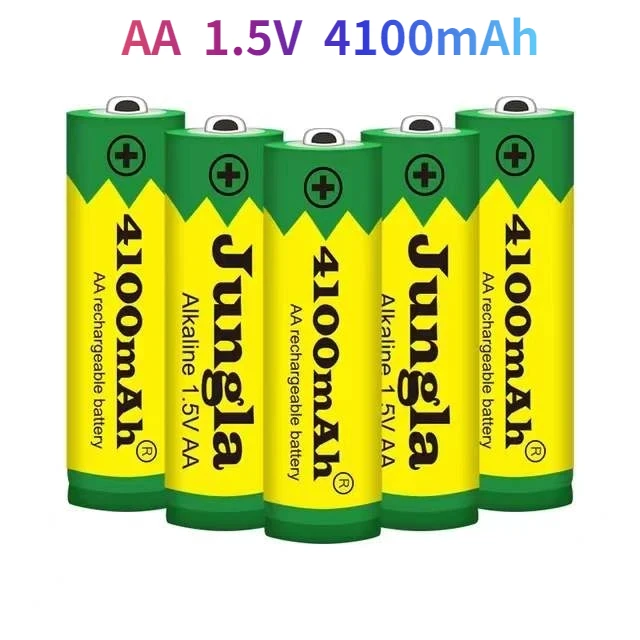 

Новинка, щелочные перезаряжаемые элементы Pilhas, 1,5 в, AA, 4100 мАч, для светящихся игрушек