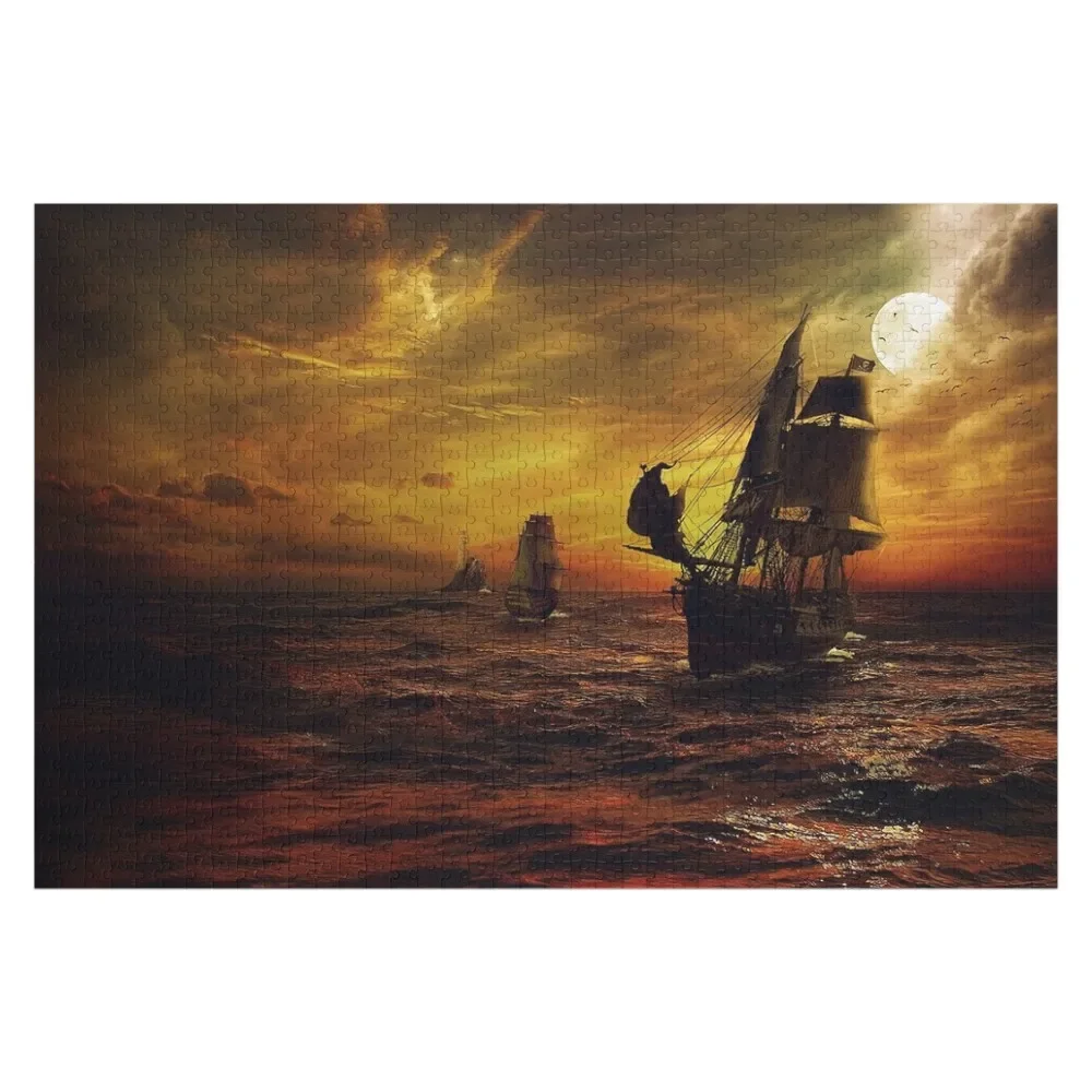 Пазл Корабли в море с персонализированными фотографиями Персонализированные