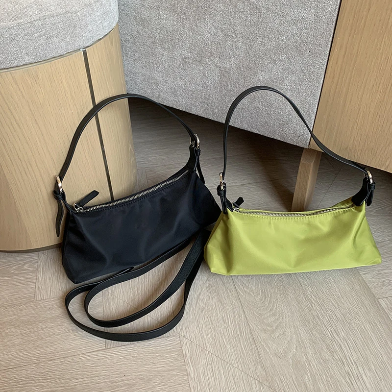 

2022 Summer New Casual Armpit Bag Simple Oxford cloth Messenger Hand-held One-shoulder Women's bag