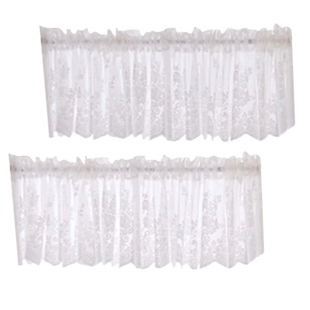 

White Nativity Set Decorative Shade Curtain Linen Window Valances Windows Shower Curtains Short Panel