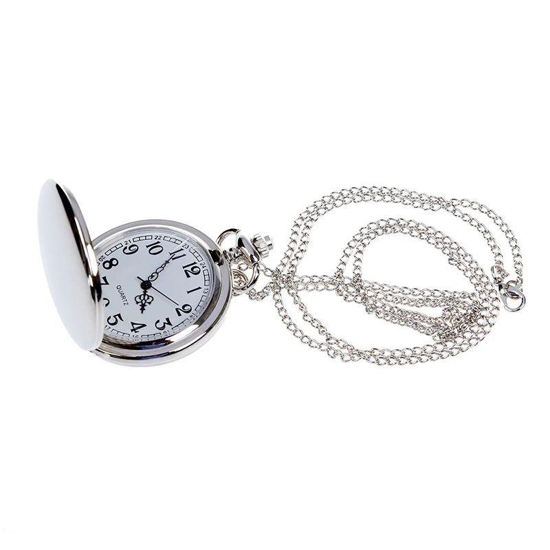 

Unique Vintage Mens Lady Analog Pocket Watch Necklace Pendant Chain Cute Gift