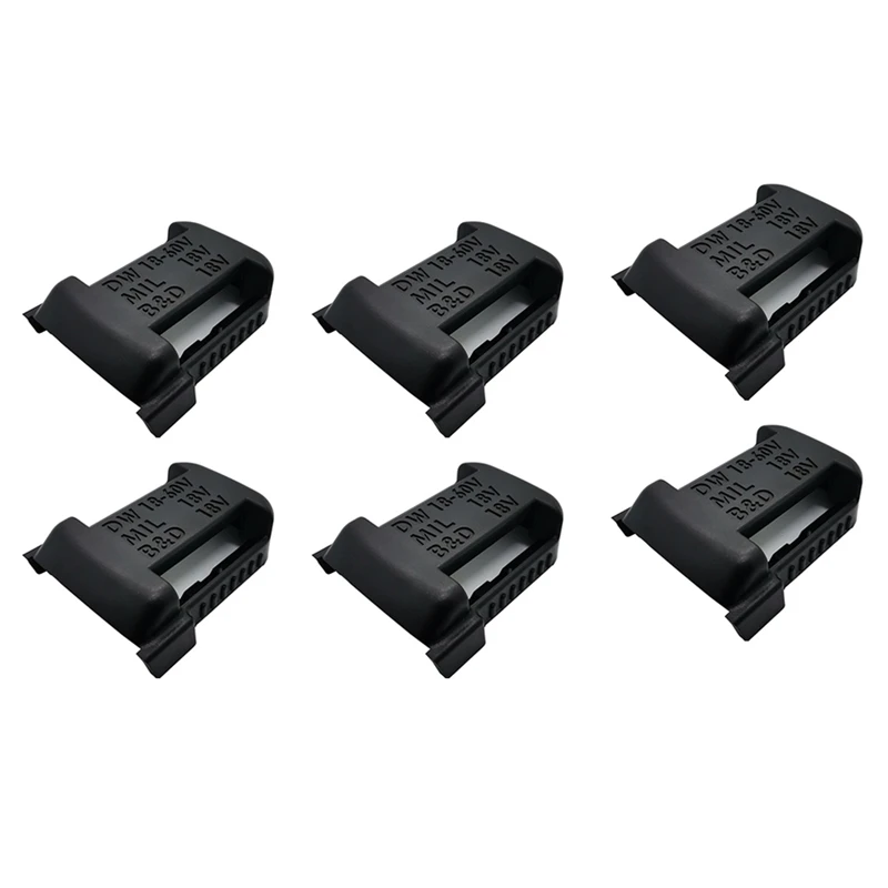 

6Pcs Battery Mounts Battery Storage Rack Holder Protection Hanger For Dewalt Box 18V 20V Battery