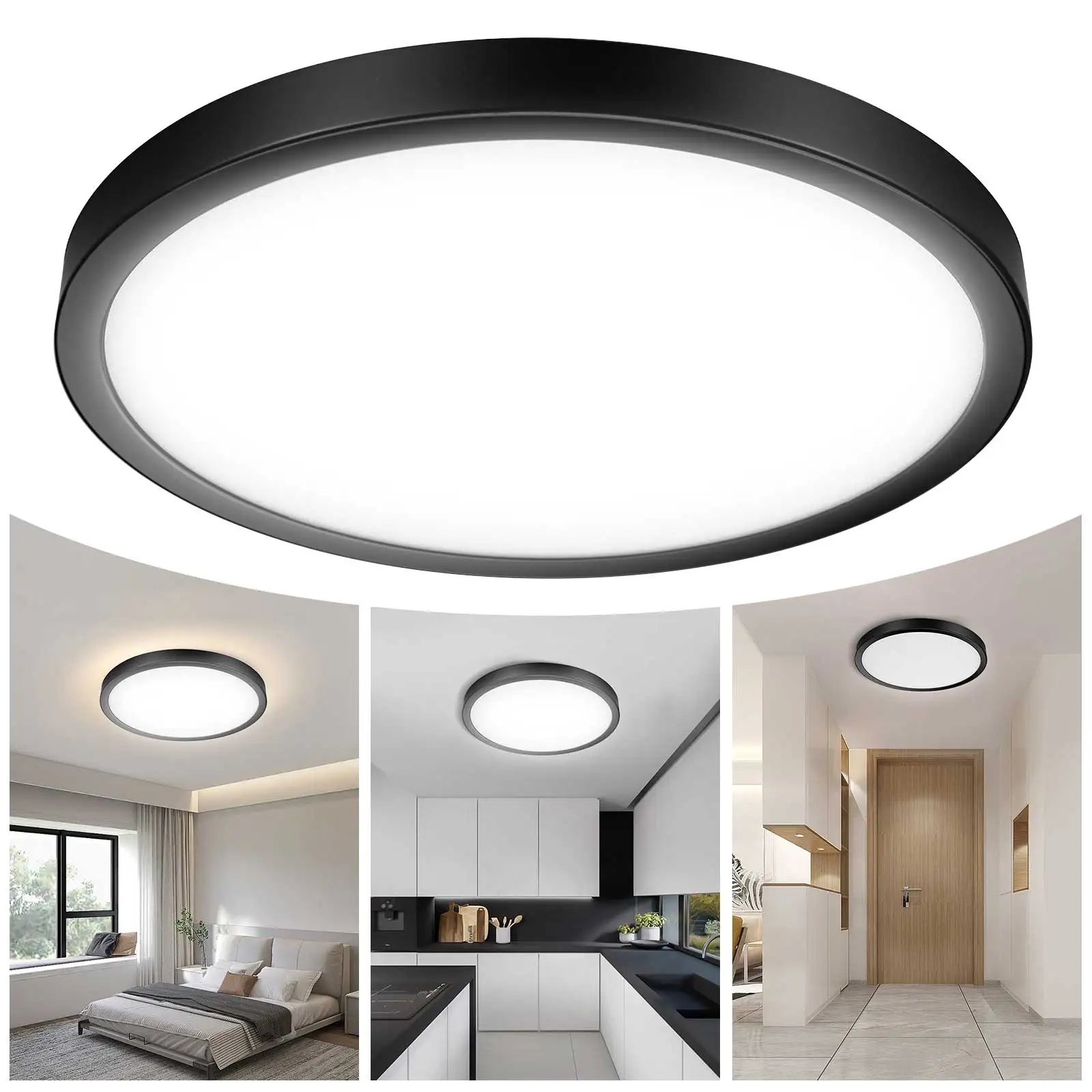 

Ультратонкий водонепроницаемый круглый телефон, встроенный в потолок, 2,3 см, для спальни, ванной, кухни