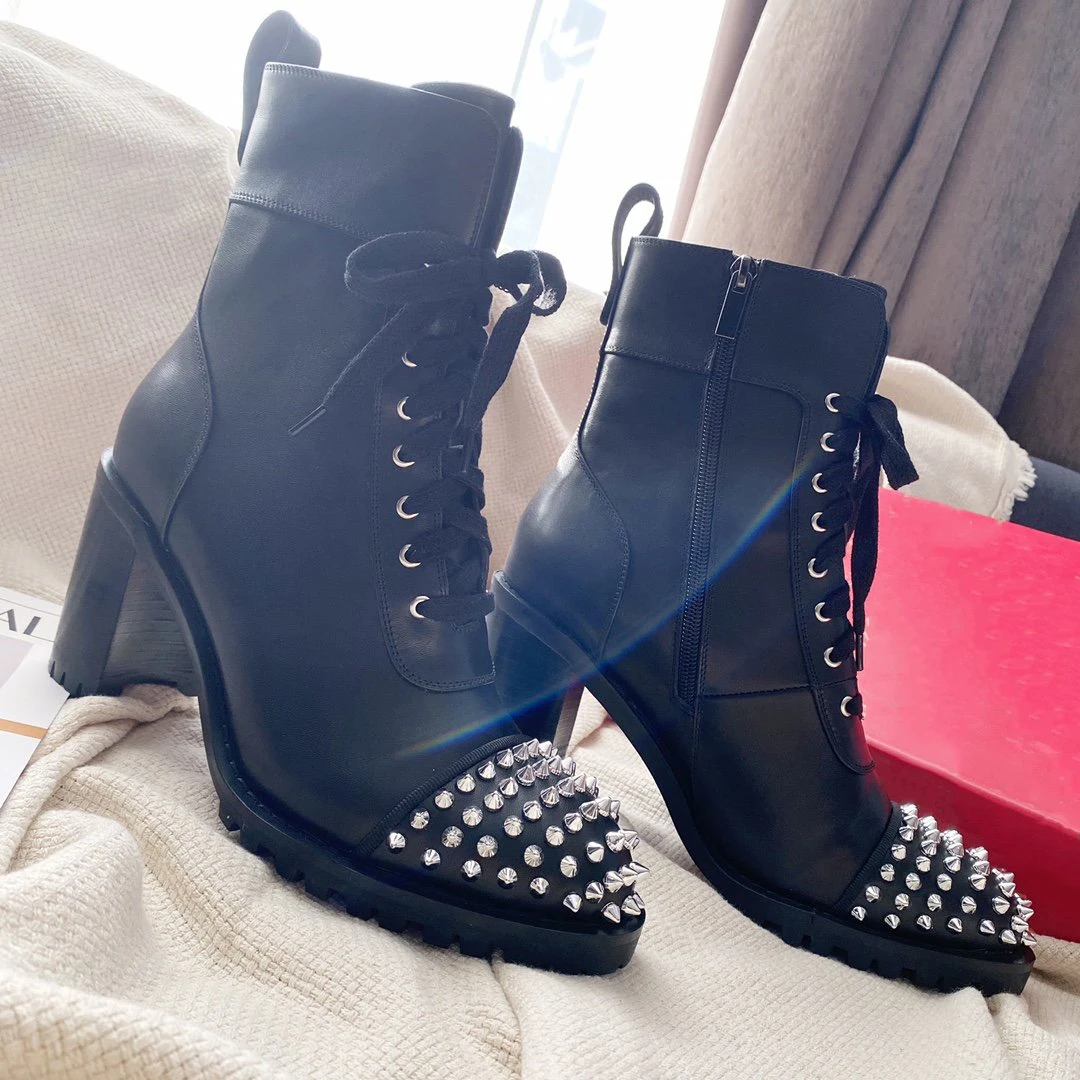 

Top Quality Womens High Heels Luxury Fashion Ladies Crystal Glisten Red Sole Shoes Classic Retro Designer 0-12cm High heel 0891