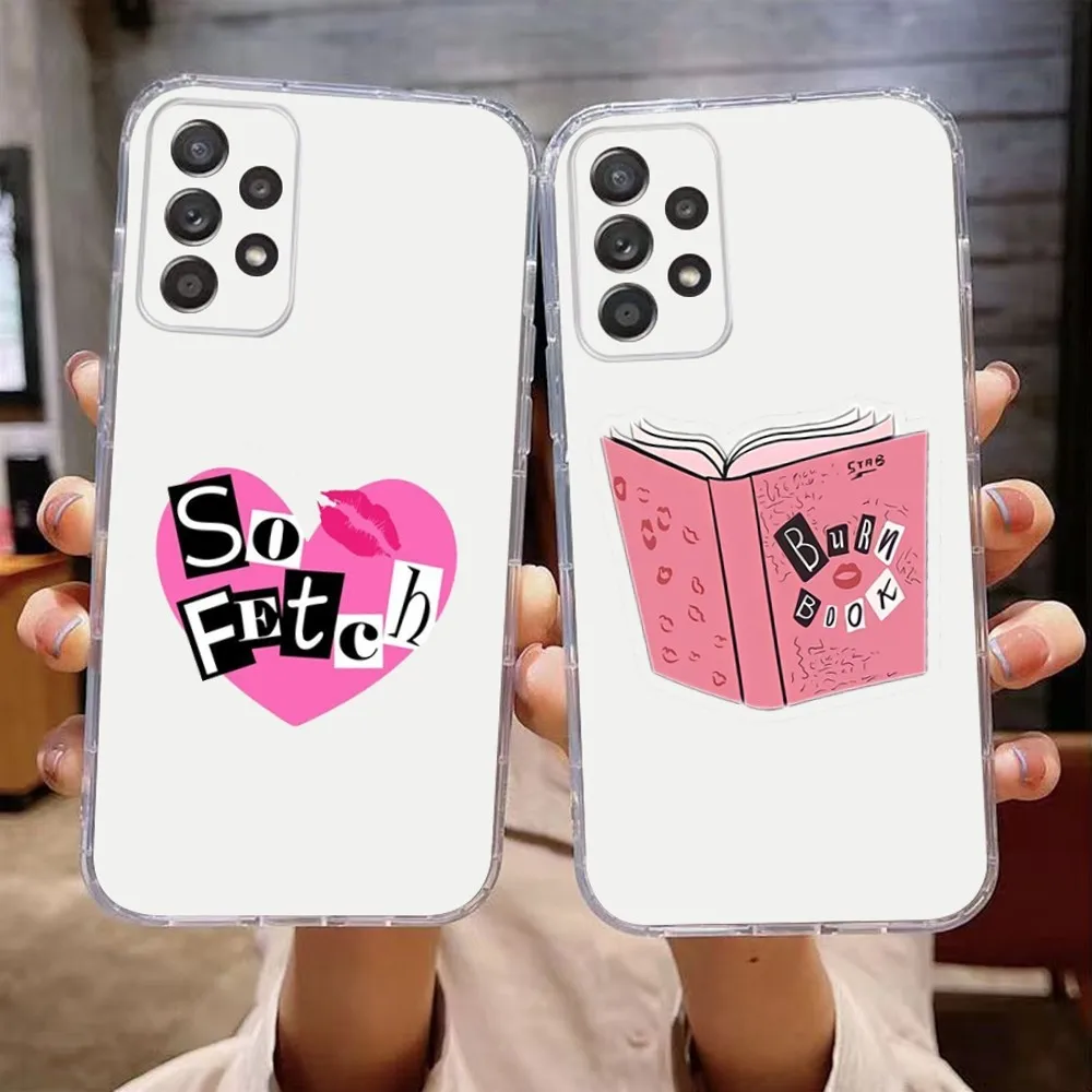 Чехол для телефона M-Mean G-Girls Burn Book Samsung Galaxy A71 70 52 51 40 31 A50 30S 21S Note20ultra прозрачный чехол