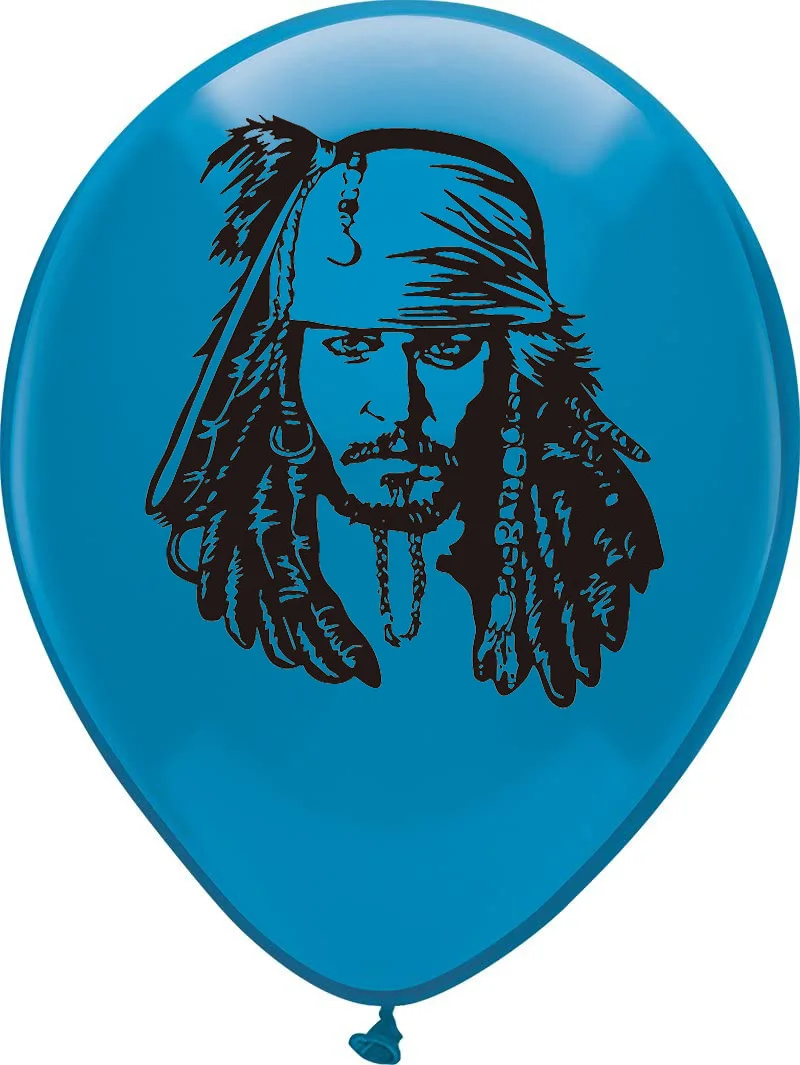 10pcs/lot 12inch Pirate Balloons Helium Latex Ballons Happy Birthday Party Decoration Baby Shower Boy Captain Jake Kid Globos - купить по