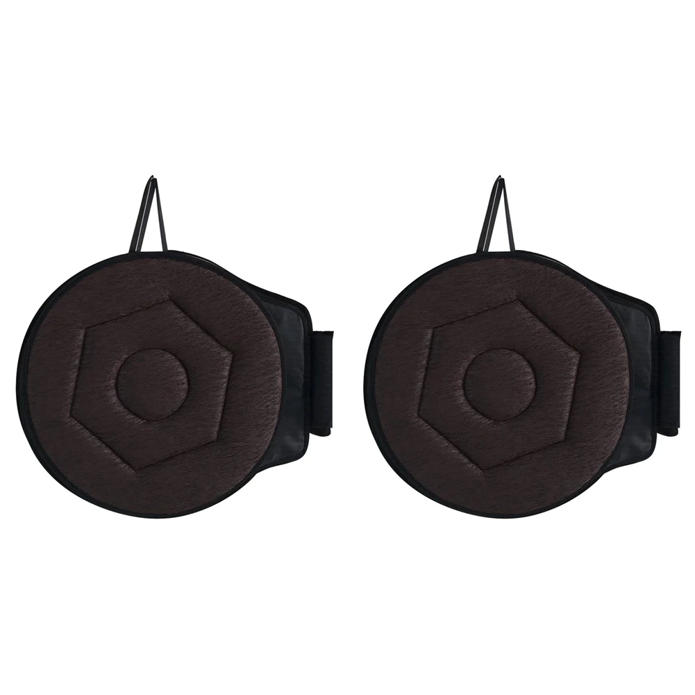 2 шт. 360 ° Вращающаяся подушка сиденья для автомобиля 15 7 дюйма вращающееся сиденье