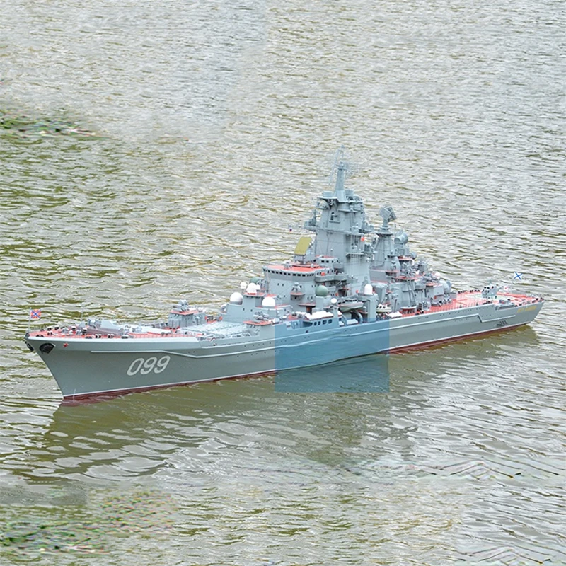 

1:100 Cruiser Peter The Great RC Finished Ship Warship Nautical Ship Model DIY Assembly Kit Ship Model 2.5 Meters