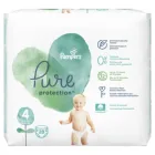 Подгузники Pampers Pure Protection 9-14 кг, размер 4, 28 шт.