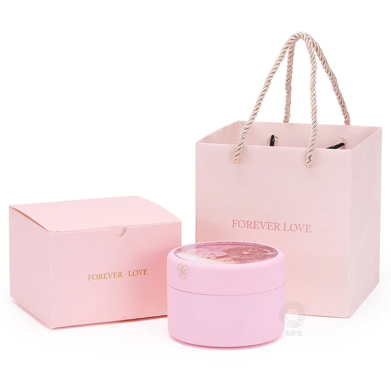 

Подвесная ювелирная коробка Luckyiasv розового цвета из искусственной кожи