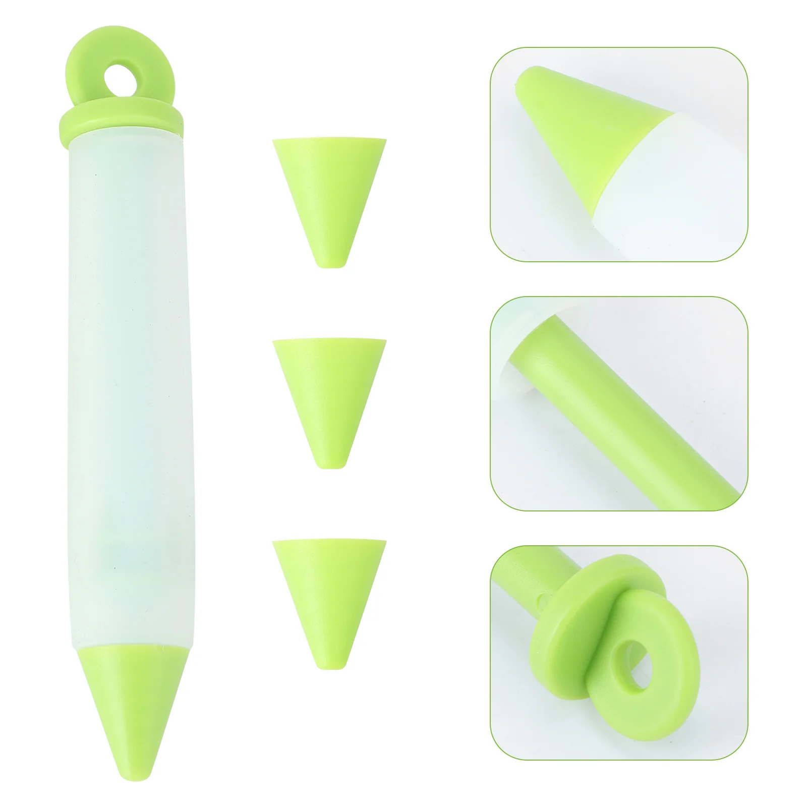 

Pen Tool Silicone Baking Piping Diy Cake Writing Plate Draw Coffee Chocolate Decoration Dipped Pastry Plating Sauce Cream