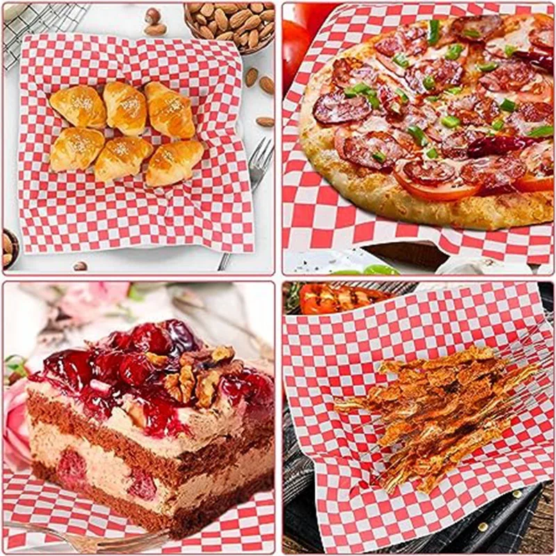 100 листов маслопоглощающей бумаги пищевой вкладыш маслостойкая бумага бумажный